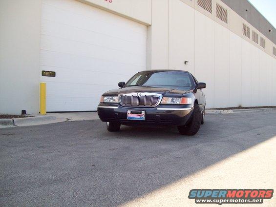 Black 1999 Mercury Grand Marquis front view