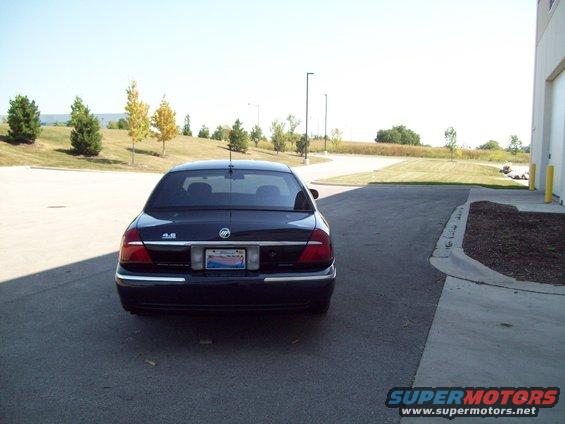 1999 Mercury Grand Marquis rear view, dark color