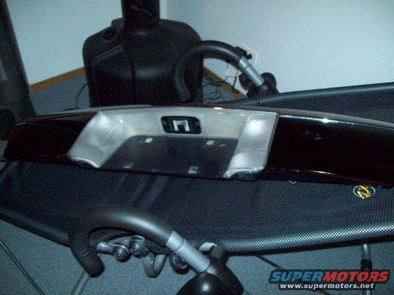 Rear trim panel with license plate lights