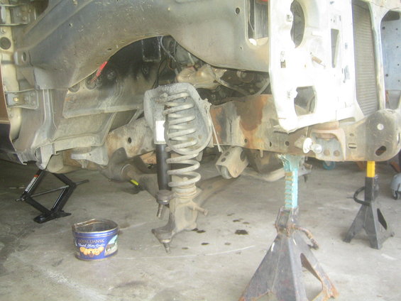 Stock front suspension