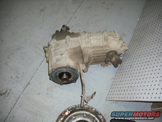 unbolt the t-case and set it aside