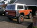 1972 Ford Bronco - This modified Ford Bronco features a two-tone paint scheme and off-road tires.