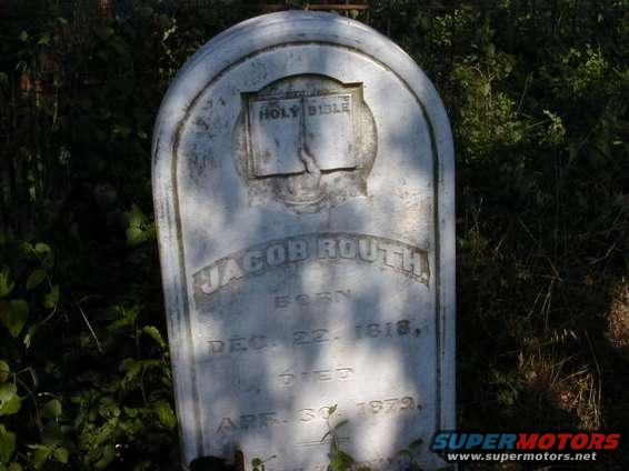 an OLD grave out where we wheel...spooky eh?