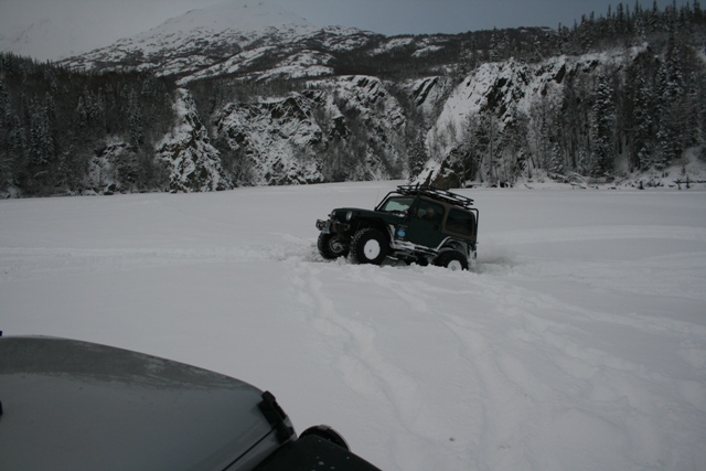 snow wheeling