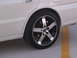 2003 Acura TL - The custom wheel features a five-spoke design with a black and silver finish, mounted on a white sedan.
