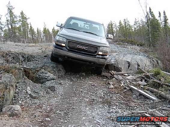 1999 GMC Sierra 1500 on rocky terrain