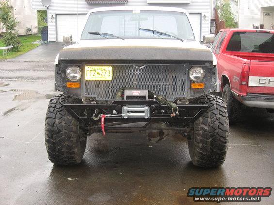 front bumper and grill