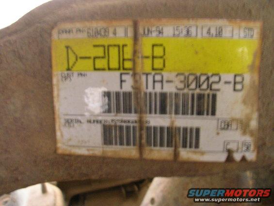 Part label with "JUN-94" and "F3TA-3002-B"