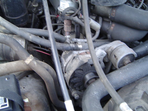 Burnt alternator