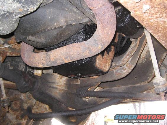 Oil pan shot