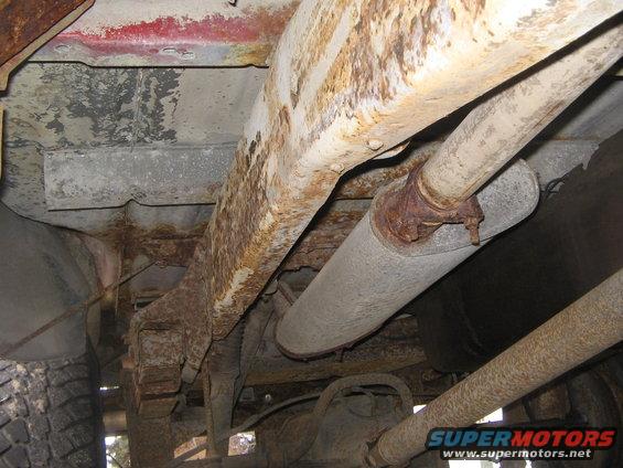 Underside of truck