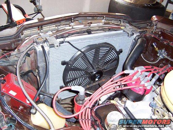 aluminum radiator and electric fan