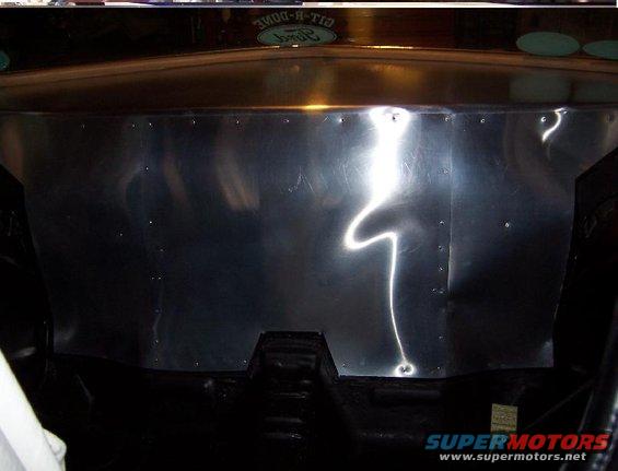 another of the aluminum replacing back seat