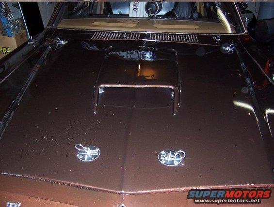 custom fiberglass hood w/ mach1 hood scoop