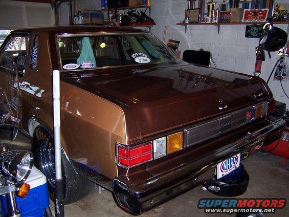 just a random picture of rear in garage