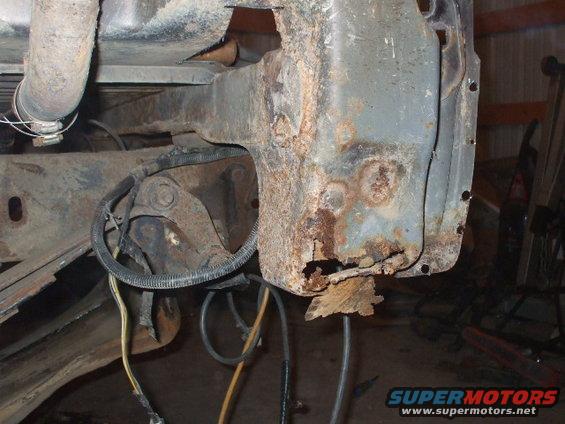 rusty rear support