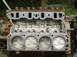 1982 Ford Bronco - Close-up view of a V8 engine block, showing the pistons and cylinder bores.