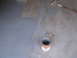 1900 Yugo GVX - Garage, During Epoxy Coat, filling crack