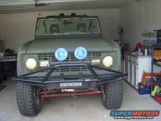 Pre Runner front bumper with winch mount