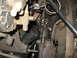 1978 Ford Bronco - Steering gear box and associated hydraulic lines and wiring.