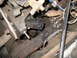1978 Ford Bronco - A detailed view of various engine components, showing mechanical parts and wiring.