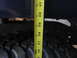 1978 Ford Bronco - Measuring tire height with a tape measure, showing approximately 36-41 inches.