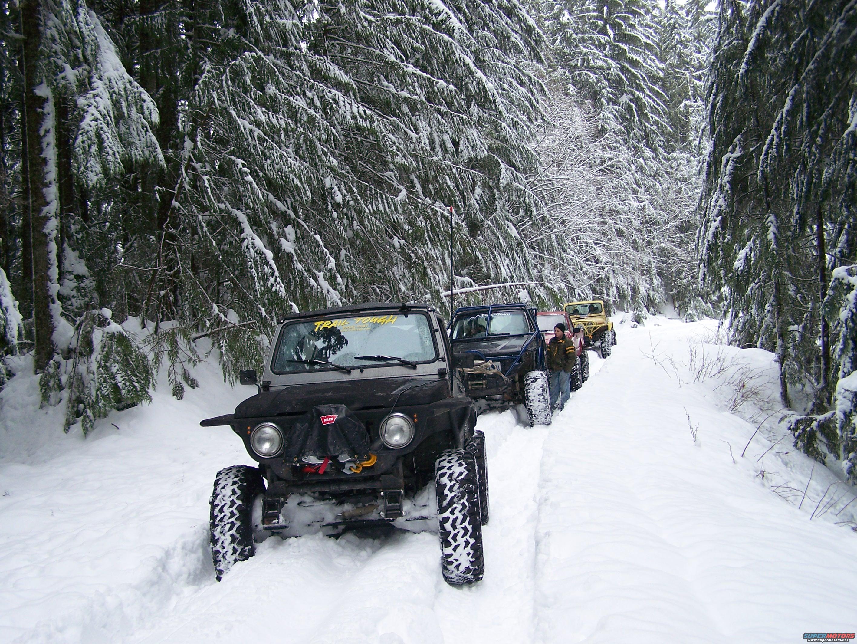 snow wheeling
