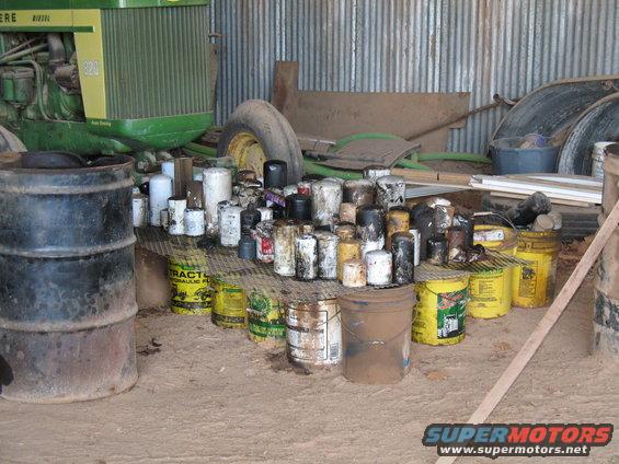 be sure to drain your oil filters; it's good for the environment! 