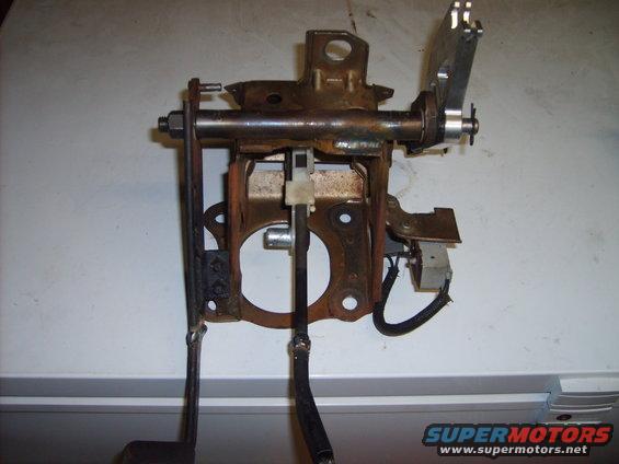 Brake pedal assembly with linkage and electrical connector