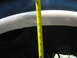 1995 Ford C-350 (Centurion Conversions) - A measuring tape is used to show the clearance in the wheel well, indicating 41 inches.