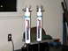 1996 Ford Bronco - Two shock absorbers are shown, likely for a vehicle's front suspension.