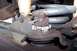 1990 Ford Bronco - Ball joint assembly with castle nut and cotter pin, part of a vehicle's suspension system.