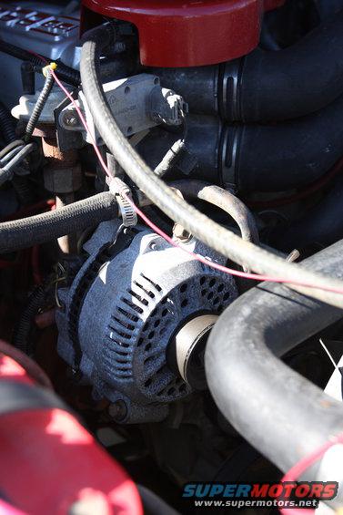 scored a 3G alternator off an exploder at a junkyard