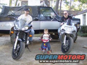 The start of a biker gang....Im on the right!