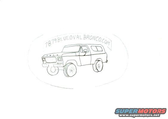 Ford bronco outline #7