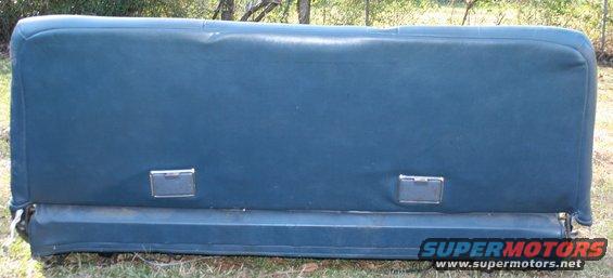 rear of front bench