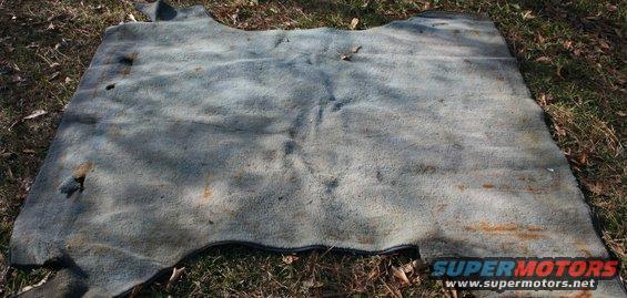 rear carpet no third row so no holes