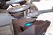 1990 Ford Bronco - A wrench is used to adjust the nut on a vehicle's ball joint during a repair.