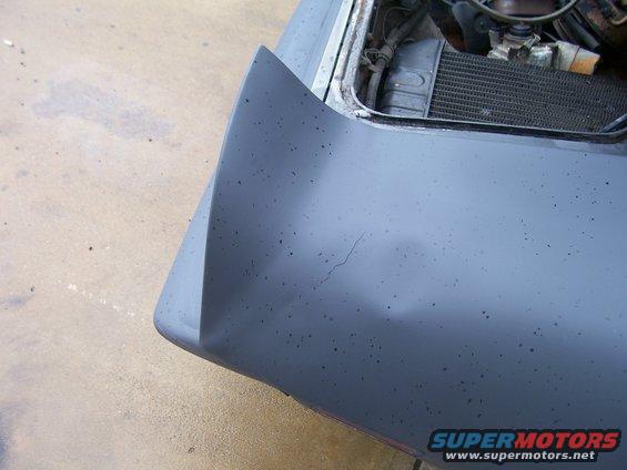 1978 Pontiac Trans Am fender and radiator during project work