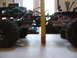 1996 Ford Bronco - The chassis of a remote control rock crawler is shown with a measuring tape for scale.