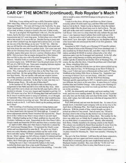 DVMA Story