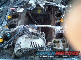  Cracked Intake manifold removed