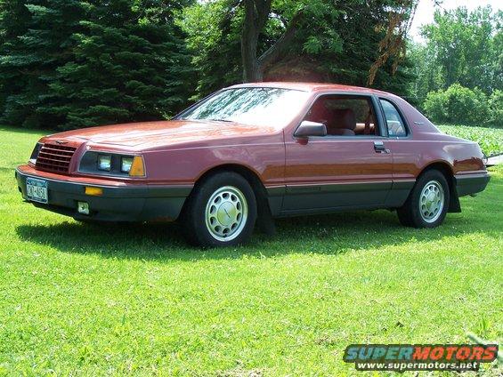 My 1986 Thunderbird Turbo Coupe. 2.3 liter 4-cylinder, Garret T-3 turbocharger.