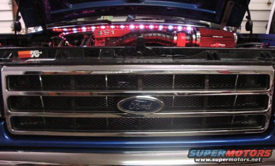 Custom Mesh Chrome Grill