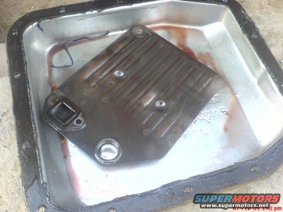 pan and filter removed