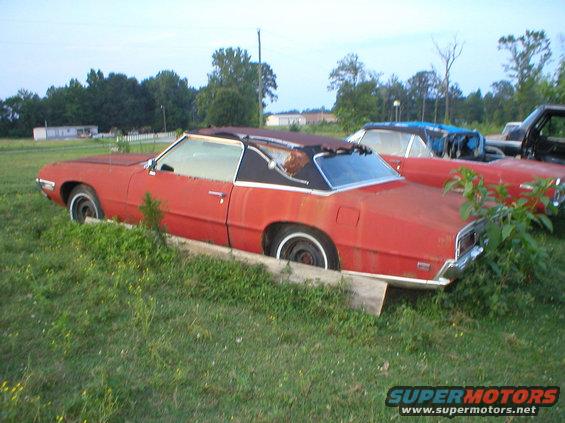 thunderbird.jpg This T-bird has a new engine, but its restoration was stopped.