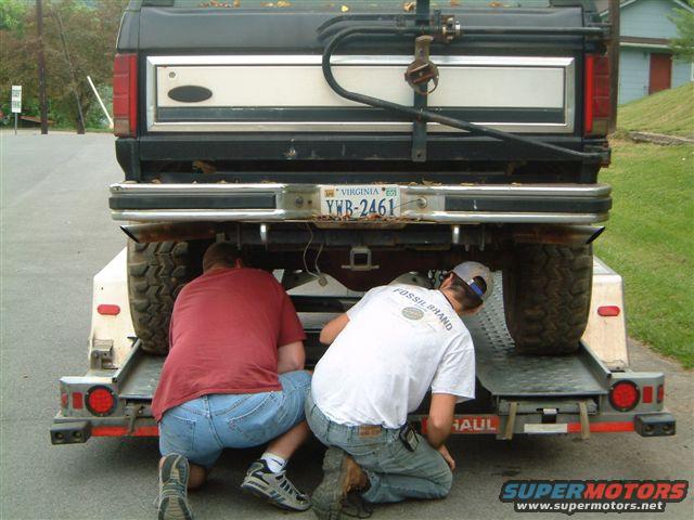 Chaining down for the haul.