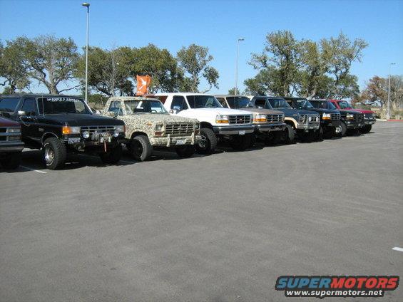 All lined up
