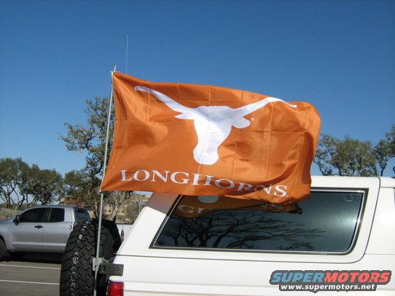 Flying the Longhorn Flag