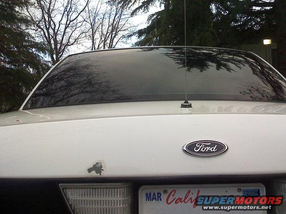 5.jpg Ford's BS Paint is peeling right in the "flex" zone. The brown stuff you see around the "wound" is clear silicone type stuff I put on to keep the water from getting under the paint. It has help to slow the peeling. All this peeling has happend in the pass 9 months.